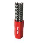 TE CX Set M6 Universal Pro Grade Workhorse Drill And Anchor Kit Includes Two Half Inch, Three Eighth Inch, And Quarter Inch Bits Brand New With Two Year Warranty For Heavy Duty Concrete And Masonry Projects shown with red bit case