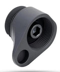 Fixed Stock Adapter For Hunting Firearm Interface Chassis, Adds 0.75 Inch Length Of Pull, Black Durable Build, close-up view