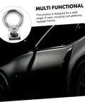 Heavy Duty High Strength T Type Hanging Ring Screw For Roof Rack Accessories Quick Release Bolt For Luggage Racks And Roof Platforms Mounting Hardware Eye Bolt With Nut Rope Anchor stainless steel 304 eye bolt for roof rack