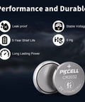 Top Shelf CR2032 Lithium 3V Coin Cell Batteries 20 Pack highlighted features like leak proof and long lasting power.