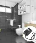 Instant 3000W Tankless Hot Water Heater 110V Mini Electric Water Heater installed in modern bathroom setting