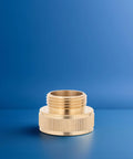 Brass Garden Hose Adapter Quick Connect Fitting Converts 1 Inch Female To 3/4 Inch Male For Irrigation Outdoor Watering And Repair Without Any Tools, brass connector