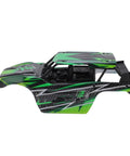 Premium Upgraded High Speed Five Wire Rc Steering Servo For 1/18 Scale Rc Cars Fits Hs18301 Through Hs18314 Plastic Gears, green and black body shell.