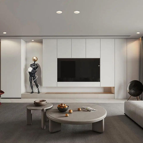 saditesdk Lighting 5W/7W/10W Led Recessed Downlight Retrofit Kit in a modern living room with sleek decor.