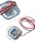 50Kg Load Cell Weight Sensor Half Bridge Strain Gauge HX711 Module For DIY Digital Scale Projects With Easy Setup Broad Community Support And Plug And Play Tinker Friendly Design, metal load cell with wires