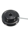 Single Groove Web Sheave For V Belt, 2.5 Inch Outside Diameter, 0.5 Inch Bore, Cast Iron Pulley with Allen key