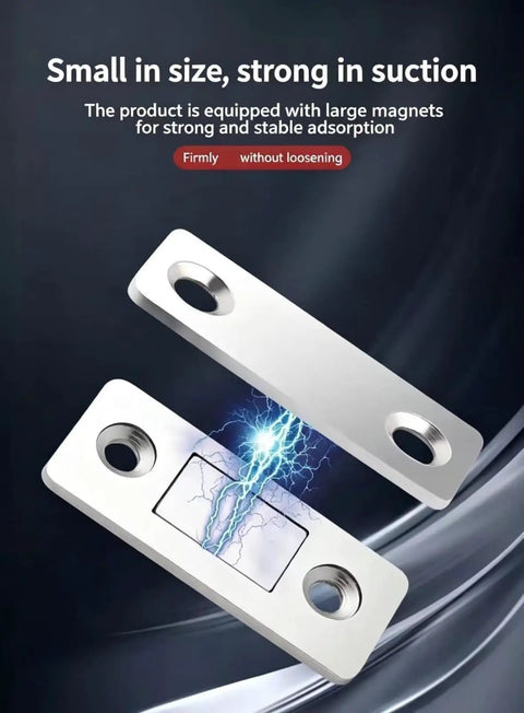 Magnetic Cabinet Door Catch With Single Or Dual Magnet Options Easy Screw Or Adhesive Mount For Drawers Sliding Wardrobe