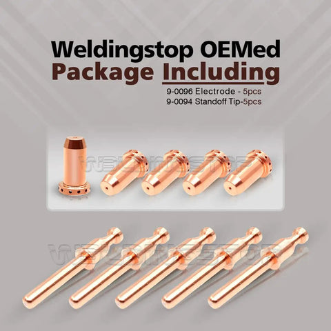 SL40 Plasma Torch Electrode Tip Kit For Cutmaster 42 Plasma Cutter Compatible With Thermal Dynamics 10 copper pieces