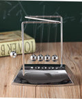 Z Shape Newtons Cradle Desk Toy For Home Office Decor A Fun Hands On Educational Physics Pendulum That Builds Energy Balance