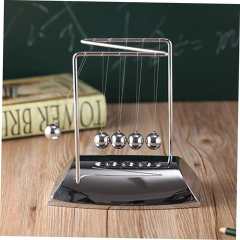 Z Shape Newtons Cradle Desk Toy For Home Office Decor A Fun Hands On Educational Physics Pendulum That Builds Energy Balance