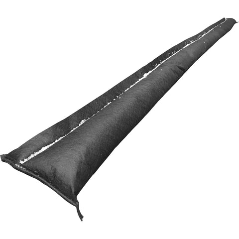 Water Activated 10ft Flood Barrier Pack Of 8 Reusable Absorbers That Divert Water And Protect Doorways And Garages With Built In Wedge