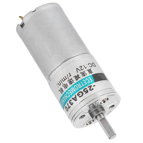 Heavy Duty 12V DC Gear Motor With Pure Copper Windings And All Metal Gears For Smooth Industrial Automation Projects delivering 30 RPM.