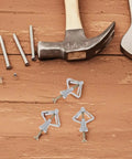 Drywall Anchors Kit With 50 Heavy Duty Plastic Butterfly Anchors And Screws Quick Easy Install for hollow walls shown with tools