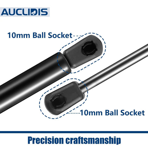 Heavy Duty Gas Strut Lift Support For Truck Camper Shell Topper Cap And Tool Box Hella Tough Tension showing 10mm ball sockets.