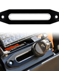 Black Silver Billet Aluminum 10 Inch Hawse Fairlead For ATV UTV And Truck Universal 10 Inch Bolt Mount Protects Synthetic