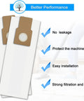 U L O Type Vacuum Bags For Upright Vacuums Compatible With Kenmore 5068 50688 50690 50105 Miele S170 S180 S183 S184