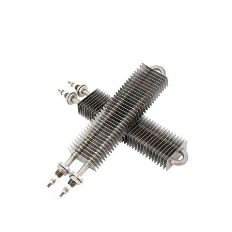 No Sweat 220V 400W Square Fin Heater Stainless Steel Electric Oven Heating Element for quick heat application.