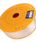 Heavy Duty Transparent Air Hose Built Like Iron For High Pressure Pneumatic Systems And Air Compressor Hookups In Garage Shops And Professional Workshops 12mm 100m Tubing on a spool