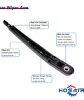Rear Wiper Arm Blade Set For Mercedes Benz GLE Class And ML SUVs Easy Install 12 Inch Replacement Wiper Arm Details