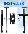Gimbal Bearing Puller And Removal Tool Fits Mercruiser Alpha Alpha 1 MR Bravo OMC Cobra And Volvo Pro Grade Heavy Duty Engine