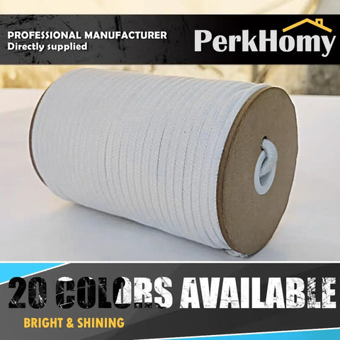 200 Feet Poly Cotton Rope 3 By 16 Inch Diamond Braided Your Go To All Purpose Utility Cord Natural White For Clothesline Camping DIY Crafts And Flag Poles Great For Households And Outdoor Projects spool
