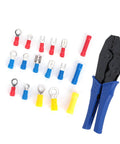 Top Shelf 300 Piece Insulated Wire Connector Kit With Heavy Duty Crimp Pliers For Cars And Boats Plus Mixed Terminals Flame Proof Tin Plated Contacts For Super Safe Electric Connections In Any Garage Setup, insulated terminals and crimp tool