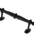 European Vintage Cast Iron Door Handle Set For Outdoor Gates And Wooden Fences, Rustic Metal Knob And Pull Hardware For Garden Barn Doors