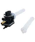 Plug And Play Vacuum System Petcock 22mm Straight Outlet Fits Harley Davidson Sportster 883 XL883 XLH883 1200 XL1200 XLH1200 From 1995 Through 2006 Fuel Valve Replacement 62169 95 95B Easy Install And Reliable showing side view with brass outlet