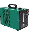 Heavy Duty Tig Welder Water Cooler System Wrc-300a 8 Gallon Tank with rear view, showcasing inlet and outlet connections.