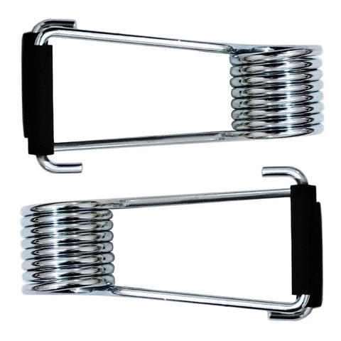 Grab These Four Pack Butterfly Spring Door Closers Featuring Slick Rubber Bumpers And A Universal Fit That Slides Right Onto Any Standard Hinge Pin For Whisper Quiet Self Closing Action On Closet Cabinet And Pantry Doors - chrome springs and rubber bumpers