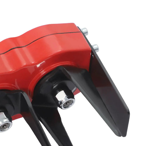 Close-up of four-tooth weeding wheel attachment for Cultivator Tool With Four Tooth Weeding Wheel And Tool Bag Multi Function Grass Remover