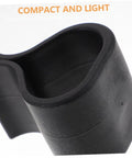 Close-up of a sturdy black plastic clip from the 24 Piece Wicker Sofa Clips And Rattan Chair Fasteners For Outdoor Patio Furniture Connectors set