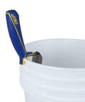 Comfort Grip 6 In By 2 In Flat Margin Flooring Trowel With Bucket Hook for Thinset in Tight Spaces, pro-grade steel blade