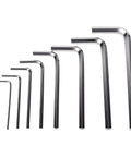 Heavy Duty Cr V Steel Hex Key Wrench Set With Chamfered Tips For Furniture Assembly And Workshop Maintenance Long Short Arm Metric Bits, metric sizes