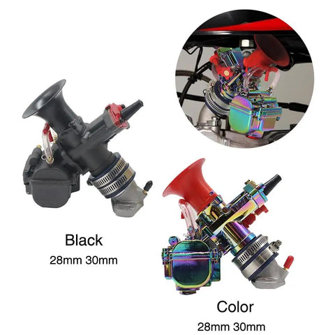 28mm 30mm Carburetor With Power Jet For ATV Quad Go Kart Dirt Bike Motorcycle Racing Parts