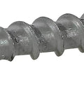 Built Tough Gray Epoxy Exterior Deck Screws 181 Pack Bugle Head Fasteners side view showing self-countersinking tip.