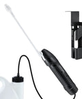 Battery Powered Sprayer Wand With Holster, Foldable Nozzle, Fits 38mm Cap 1 Gallon Jugs, Electric Weed Killer for Beach Cleanup