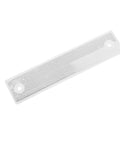 Photoelectric Sensor Reflector Panel For Industrial Automation And Busy Production Lines Space Saving Reflective Accessory Compact Plastic Rectangle Design For Factory Floors, white plastic 18x4 cm