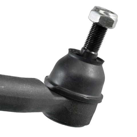 Close-up view of a tie rod end from the Front Six Piece Tie Rods Kit For 2003 2008 Toyota Corolla showing bolt and joint detail.