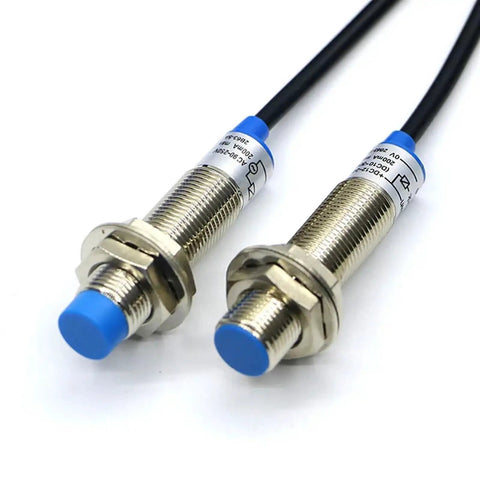 Inductive M12 FR12-2DN2 Motion Sensor Metal Proximity Switch For Industrial Automation And Machinery, pair of M12 metal sensors