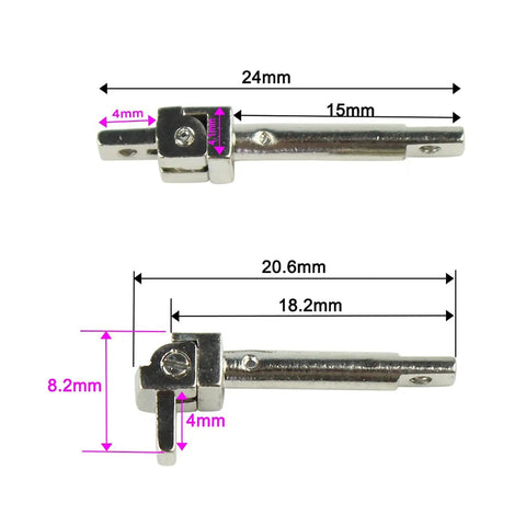 Bulk 50 Pairs Of 4mm Wide Plastic Glasses Spring Hinges For Frames And Shades Replacement Hardware Durable Lightweight Easy Install