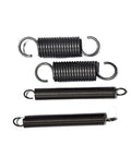 Heavy Duty 2 Pc Tension Springs With Open Hooks Pullback Force Wire Spring For Mechanical Repairs Durable Steel Extension Pieces, 4 springs