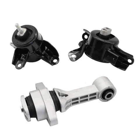 Three Piece Engine Motor And Transmission Mount Kit For Forte Accent Rio 1.6L 1.8L Auto Transmission 2012-2017 Replace