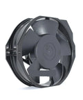 170 X 150 X 38 Mm Aluminum Frame Cooling Fan For Insert Machine Tools Dual Voltage 200V Or AC115V 32 35W High Efficiency With Quiet Operation And Easy Mounting For Retrofit black