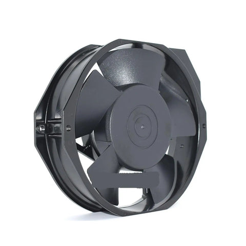 Beefy Aluminum Frame Industrial Cooler Fan For Machine Tools 170x150x38mm, Dual Voltage 200V And AC115V, 5915PC 20T B30 And 12T B30 Inserts, 32W And 35W, High Flow Insert Machine Tool Cooling black aluminum frame