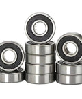 Deep Groove Ball Bearings 17x40x12mm Double Rubber Sealed 2RS Pre Lubed For Smooth Electric Motor Performance 10 Pack