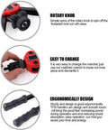 Rivet Nut Gun Kit 1510 Pcs Hand Rivet Nut Tool with rotary knob, mandrel change, ergonomic handles.