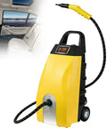 Professional 3000W Commercial Steam Cleaner, Portable High Pressure Steamer With 6 Bar Power And Fast Heatup for auto interior cleaning.