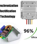 Workhorse DC 8V To 40V Step Down Voltage Converter with sync rectification technology and 96% efficiency.