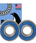 6203-2RS Sealed Ball Bearing Set, Lubricated Chrome Steel, Rubber Seal, High RPM, 17x40x12mm, 2 pack for RC Cars and Machinery